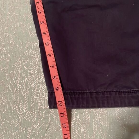 Aeropostale 32 waist navy shorts 10” inseam drawstring belt inside. Red accents - Picture 9 of 15